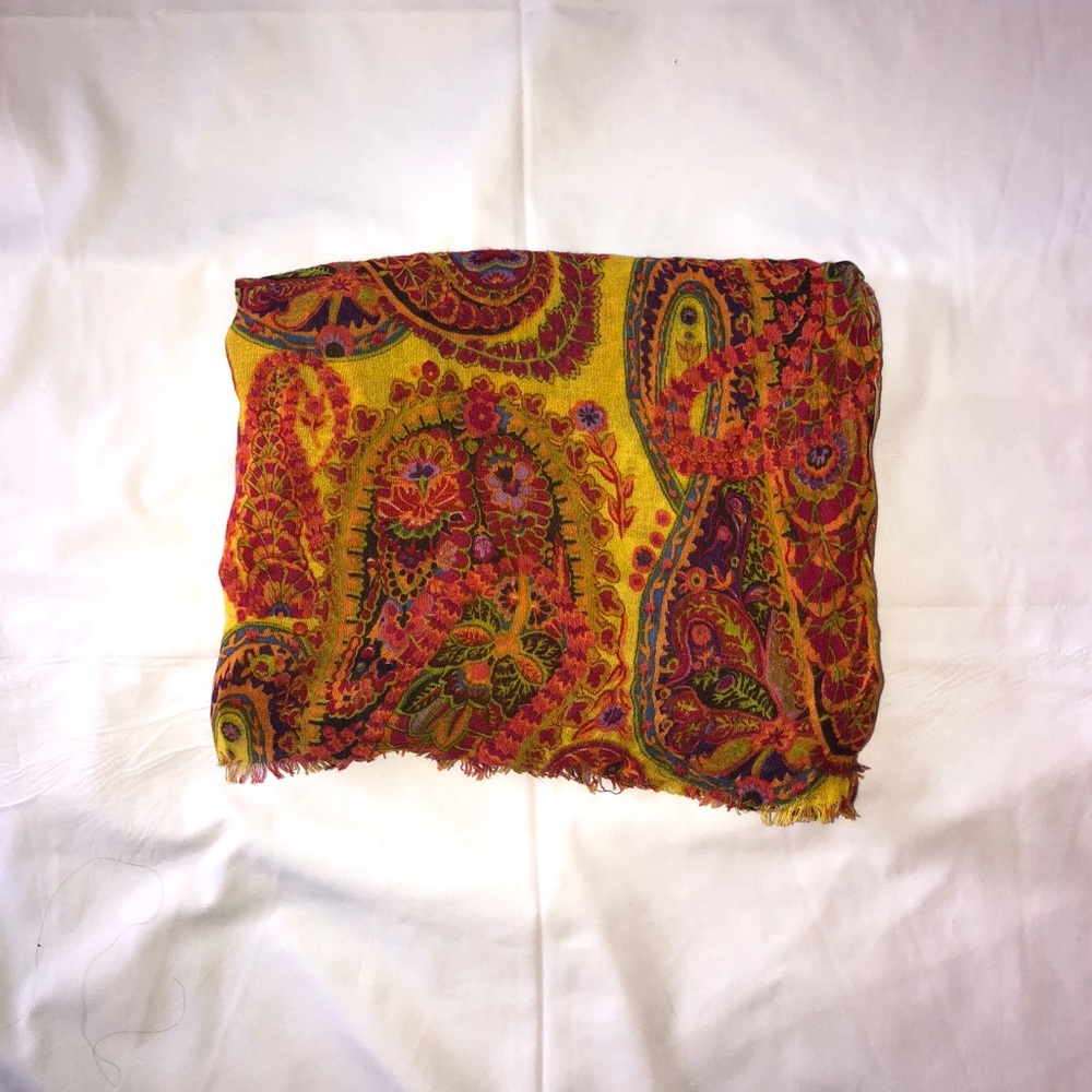 Lucky Brand Floral/Paisley Scarf